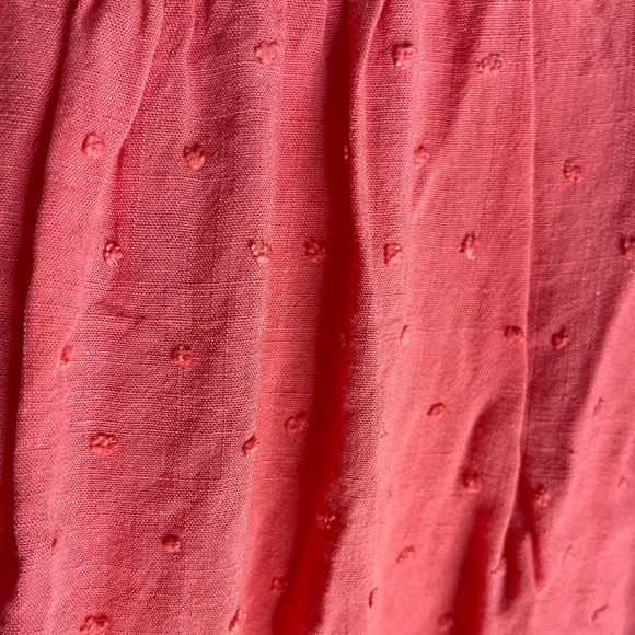 Spense women’s medium coral ruffle blouse - Picture 2 of 5